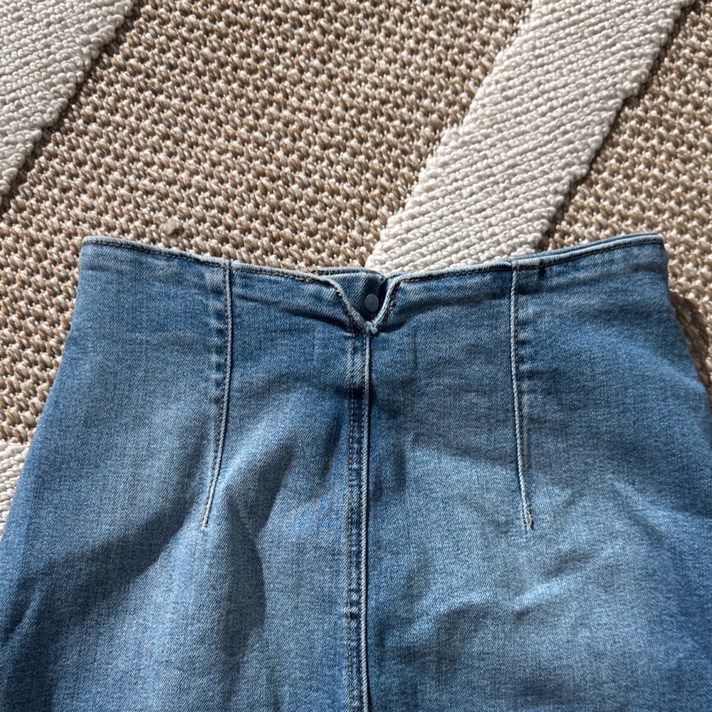 Altar'd State Blue Denim Mini Skirt - Picture 4 of 5